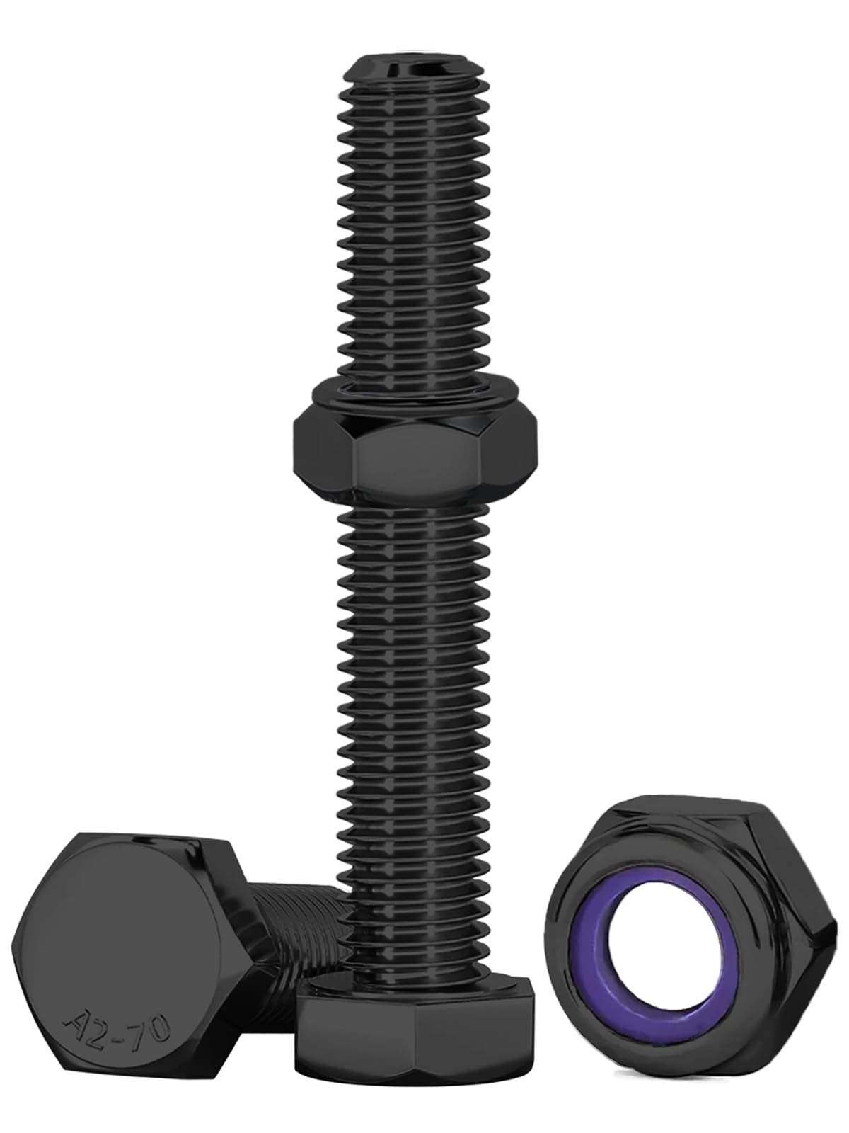 Drenky Black Nuts and Bolts Assortment
