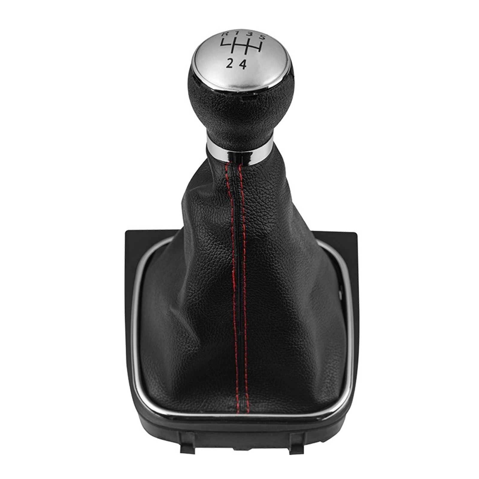 Rbevcrr B0261 Car Shift Lever Knob For Vw For Golf 5 6 V Mk5 Mk6 For Jetta R32 For Gti 2004-2014 5/6 Speed Gear Shift Knob Gearstick Gaiter Boot Stick Shifter Pen(B0261)
