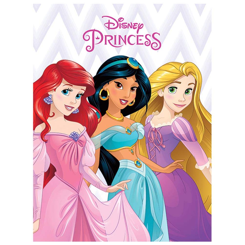 Pyramid International "Disney Princess Ariel Jasmine and Rapunzel Canvas Print, Multi-Colour, 30 x 40 x 1.3 cm
