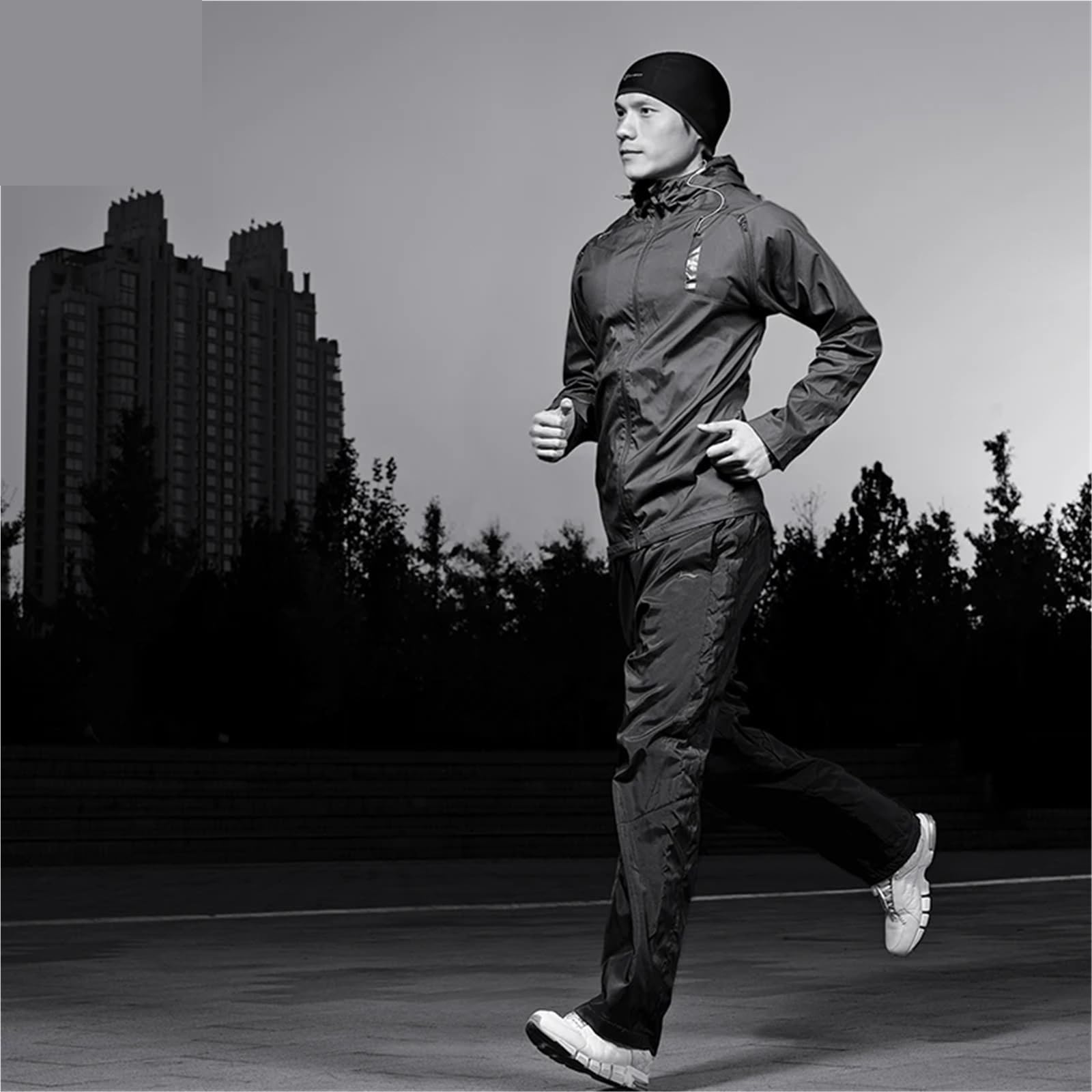 Berretto da ciclismo caldo Berretti sportivi Cappello bicicletta uomo invernale neve Sci Cappelli sci Fascia equitazione per Ciclismo(Black-D)
