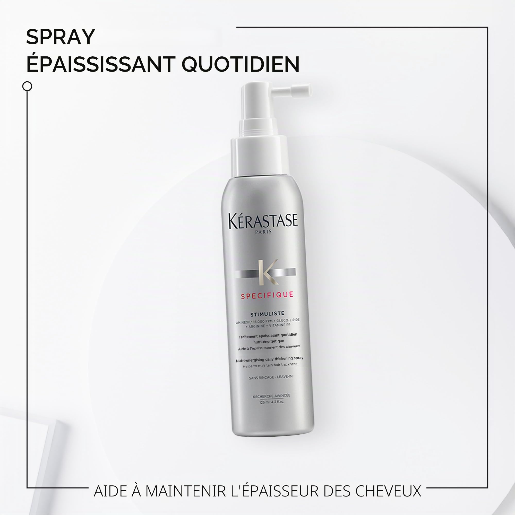 Kérastase, Spécifique, Spray Anti-Chute, Soin Quotidien Nutri-Énergétique, Préventif Redensifiant, Stimuliste, 125 ml