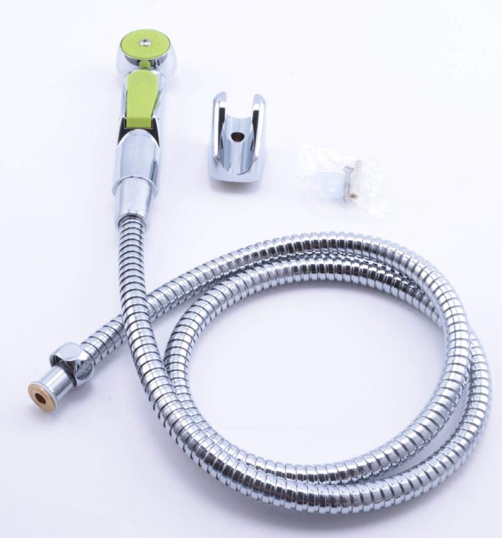 Juego de bidé de Mano para higiene Personal - Pistola rociadora de Inodoro rociador de Lavadora de baño de Cobre Completo Verde electrochapado