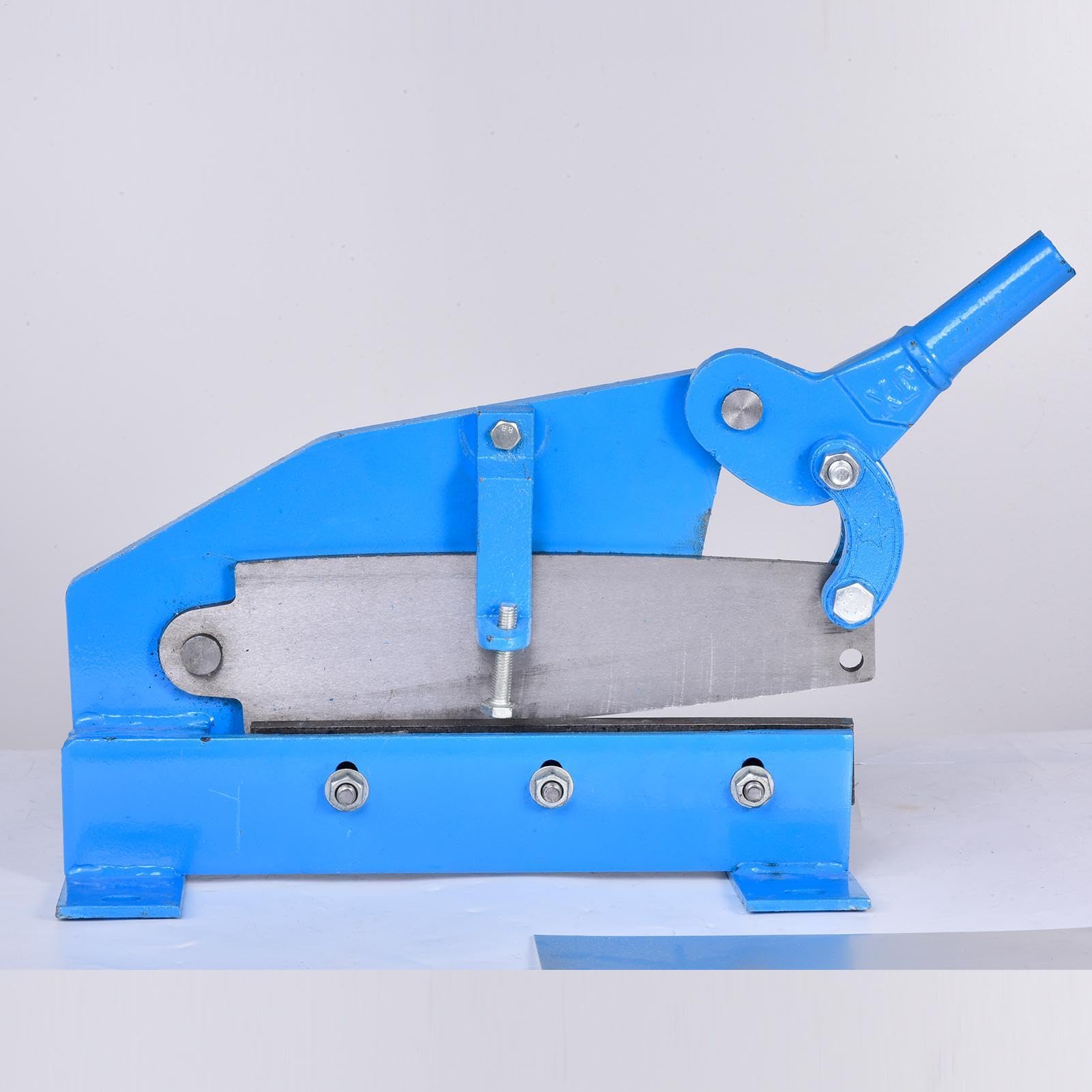 Forbici per lamiera, lama 300 mm, forbici manuali per palmi, forbici da tavolo ad alta precisione per tagliare piastre e aste in acciaio