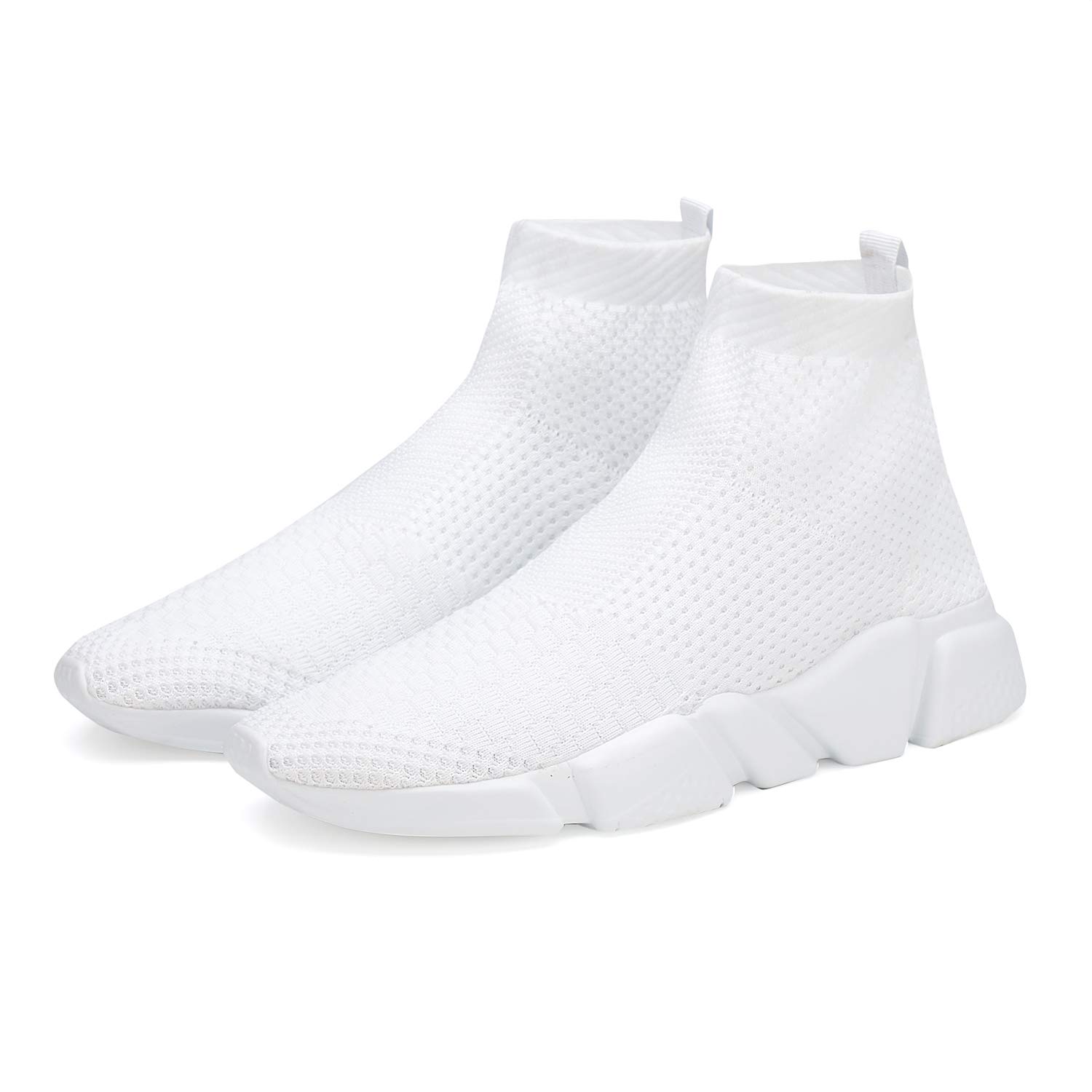 Casbeam Men's Running Knit Comfortable Lightweight Breathable Casual Sports Shoes Fashion Sneakers Slip-On Walking Shoes