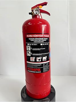 2 kg ABC Kuru Kimyevi Tozlu Yang n S nd r c  T p  Ara , Ev, Ofis ve   Yeri i in