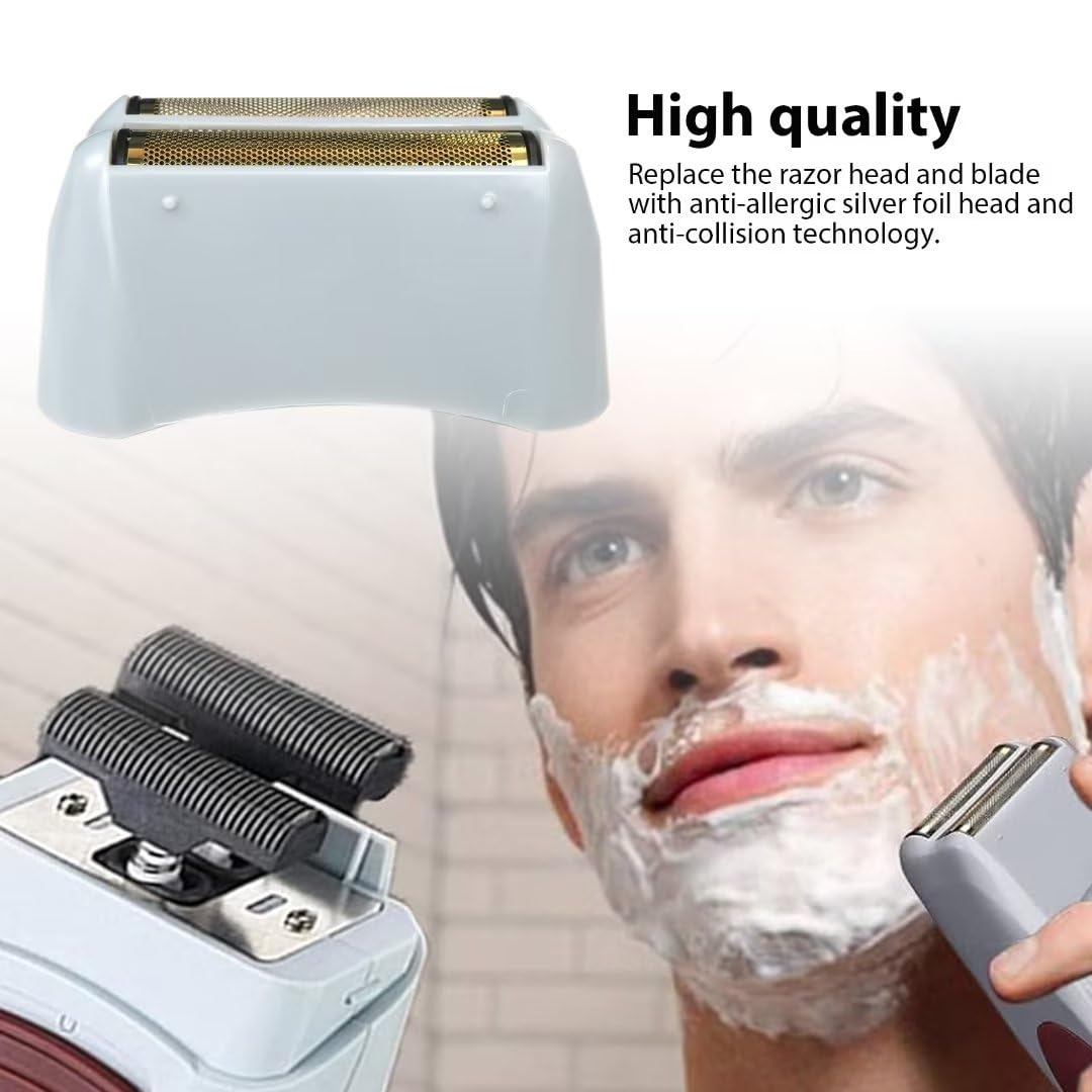 2-Sets Shaver Replacement Shaving Head and Cutter Blades Compatible for Andis 17150, 17160, 17155, 17200 Models