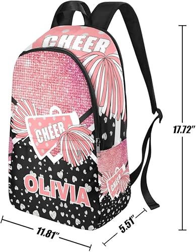 Miniatura 4 de Mochila personalizada con estampado de animadora y animadora con nombre, bolsa de viaje personalizada para hombre y mujer, Muilti 16, Mochilas