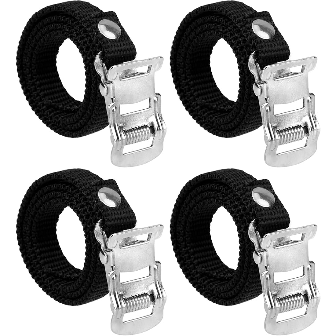 6 Courroies De Cale-pieds Vintage Pour Vélo Ancien - Sangle