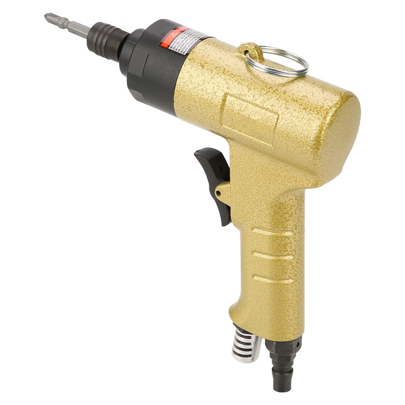 ViaGasaFamido Destornillador Neumático, Material Metálico, Herramienta Industrial de 5000 Rpm, Ideal para Fabricación de Máquinas y Reparación de Automóviles