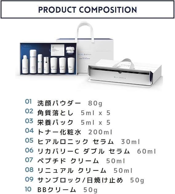 Skin Care Collection 10 Varieties Full Set Package