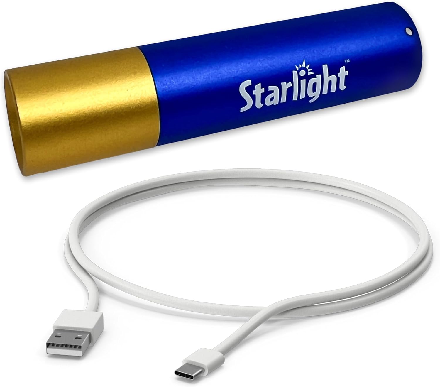 Starlight UV Flashlight and USB-C charging cable