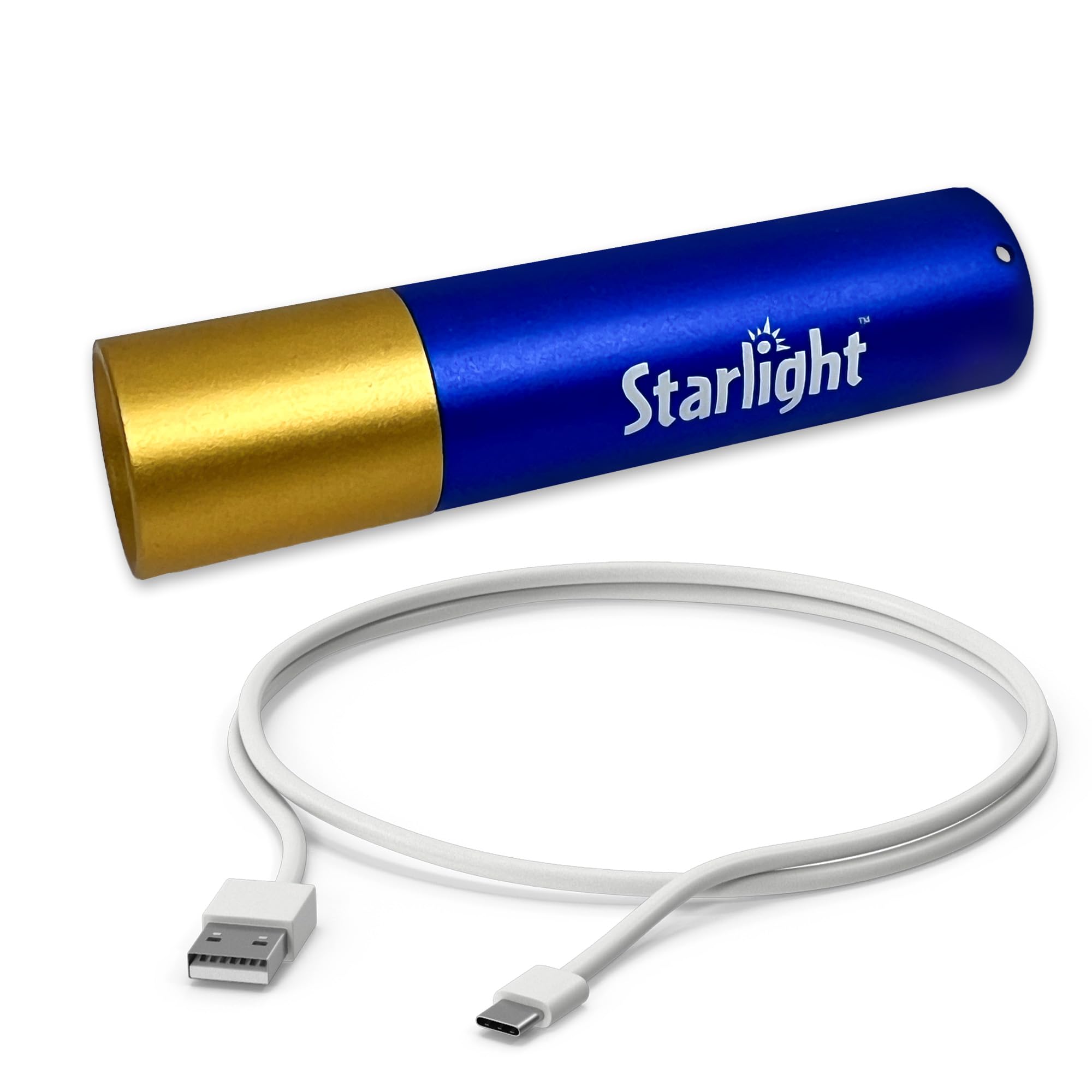 Starlight Single Pack UV Flashlight with USB-C Cord | Rechargeable Light for Sun Printing & Cyanotype Kit Alternative Paper | Ideal for Arts, Crafts, and Science Activities for Kids