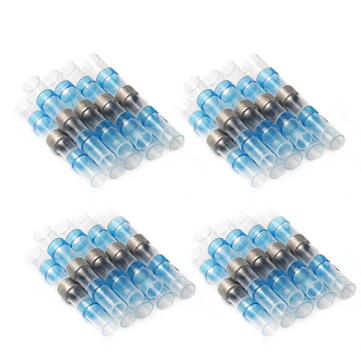 Panduit BSN10-L Butt Splice, Nylon Insulated, 12 - 10 AWG Wire Range, Yellow (50-Pack)