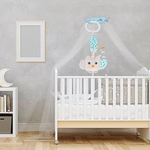 Miniatura 2 de Baby Comfort Bell - Cochecito de bebé, lindo animal, multiusos, suave y cómodo, juguete de peluche para regalos (búho 9.8 in  9.8 pulgadas)