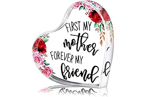 Meaningful Heart-Shaped Sunlight Catcher Window Hangings for First Grandma Mother's Day