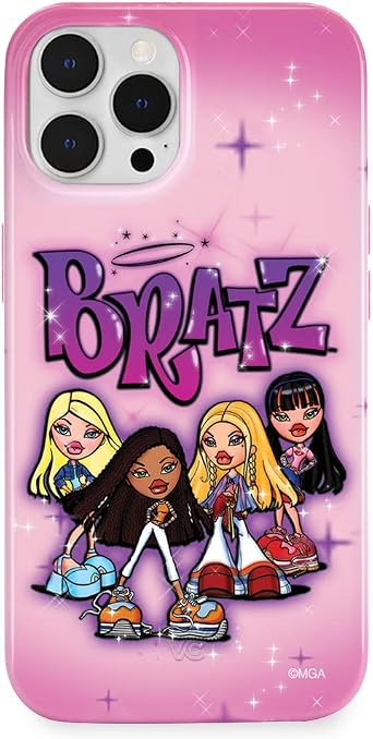 VELVET CAVIAR x Bratz for iPhone 13 Pro Case - Compatible with MagSafe - 10ft Drop Tested - Pink, Airbrush Angels