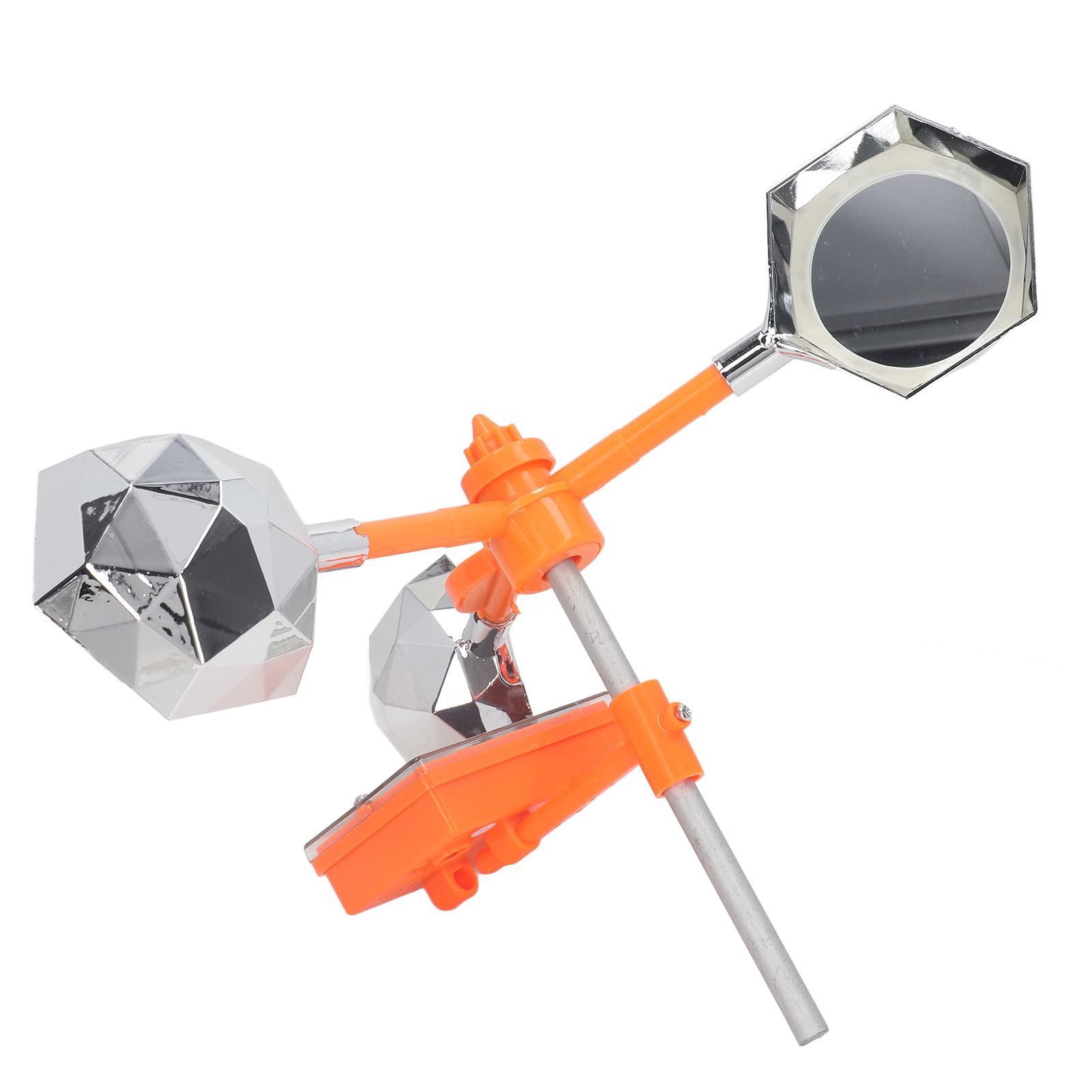 Solar Bird Flashing Deterrent Sound Light Bird Repeller 360 Degree Rotating Solar Bird Flashing Deterrent for Farm - Image 2