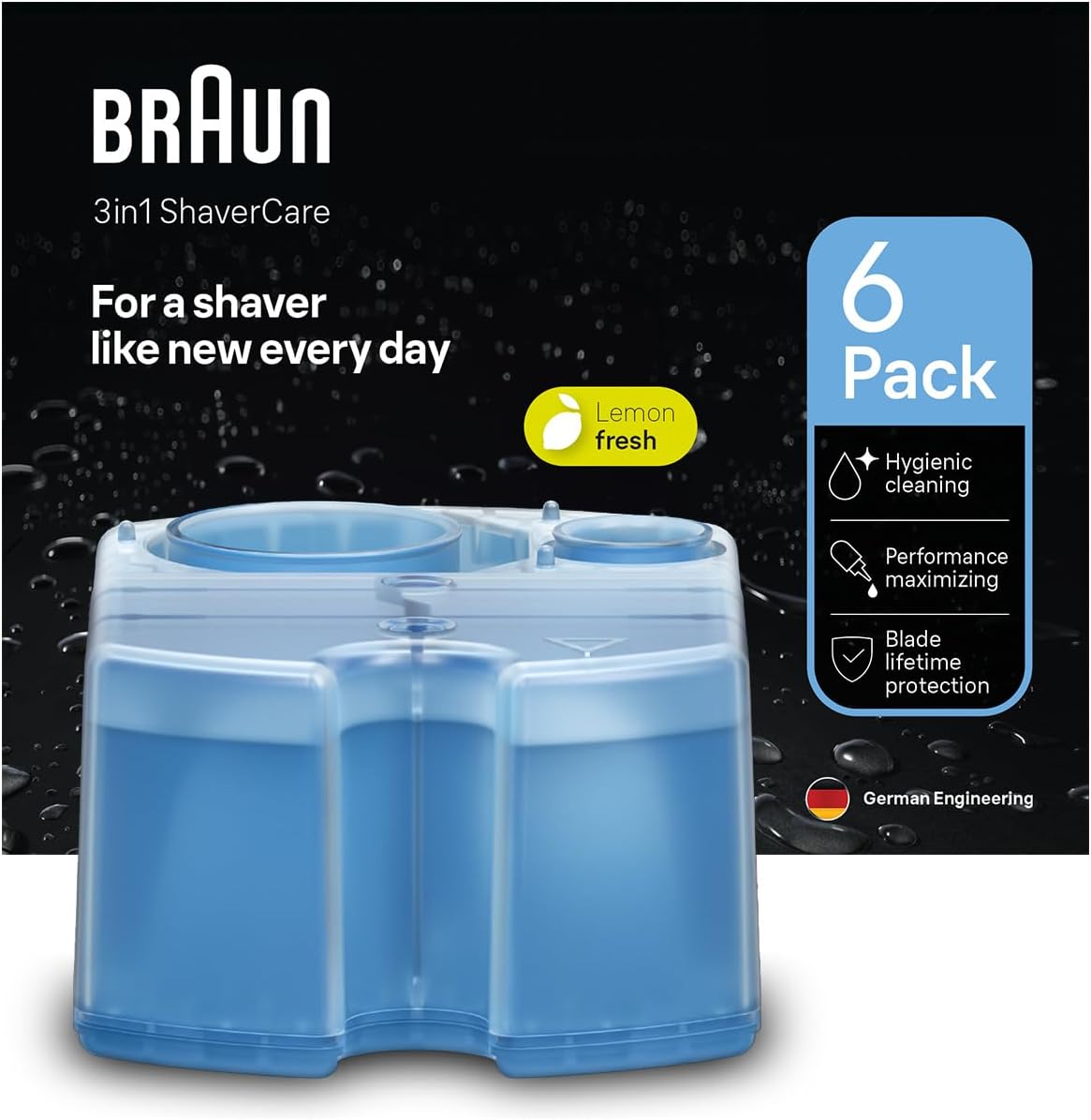 Braun Clean&Renew CCR5+1 Cleaning Cartridge (Pack of 6)