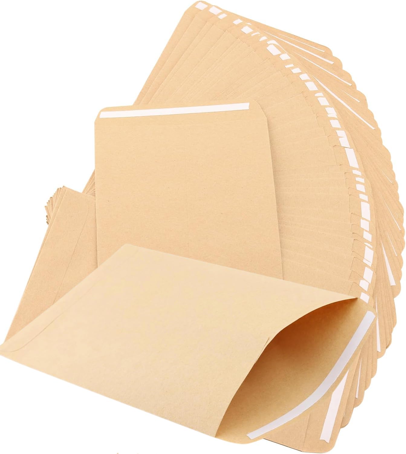 200 Buste Kraft Piccole Autoadesive - 16x11cm Per Monete, Francobolli - Foto 4