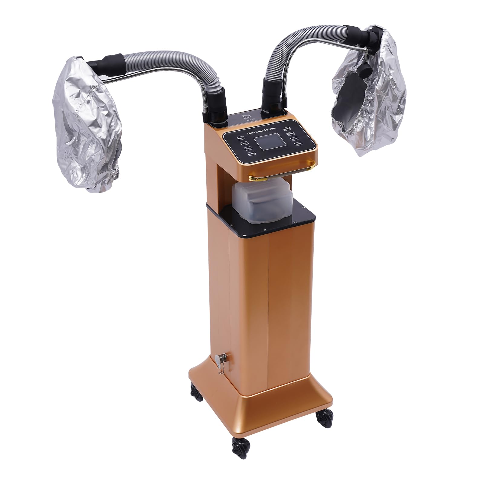 220 V, 50 Hz, 650 W, multifunzione capello, nano-vapore, macchina ad ultrasuoni – oro, per permanenti a bassa temperatura, tintura con vapore e cura dei capelli