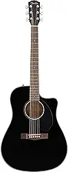 Fender CD-60SCE Dreadnought - Violão Preto
