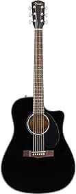 Fender CD-60SCE Dreadnought - Violão Preto