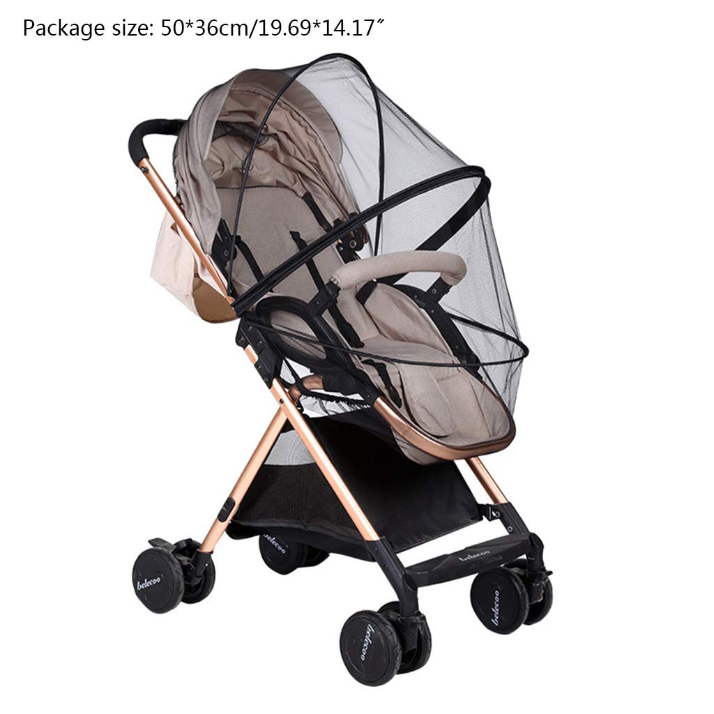 Baby-Kinderwagen-Netz für Kinderwagen, zusammenklappbar, Zubehör für Kinderwagen, Kinderwagennetz