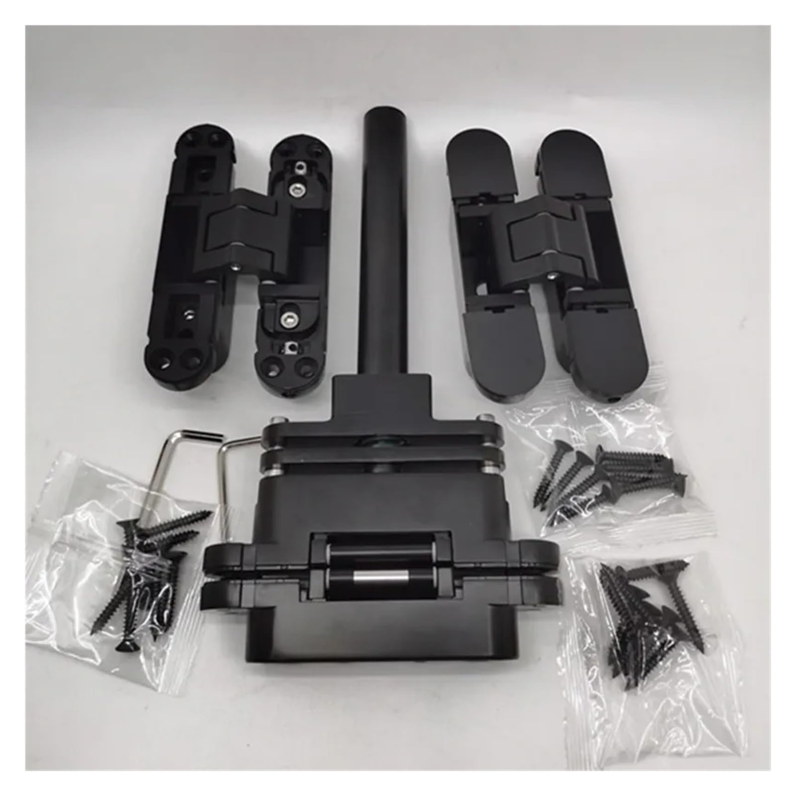 Unsichtbares Türscharnier Automatisches Türscharnier 135,5 * 28,5 mm 60 kg 180 Grad verstellbares hydraulisches Scharnier