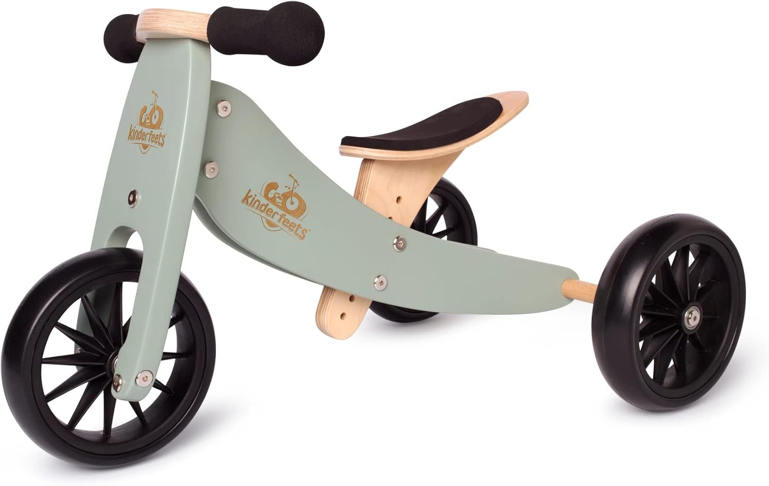 Kinderfeets Tiny Tot Plus 2in1 Trike - Silver Sage