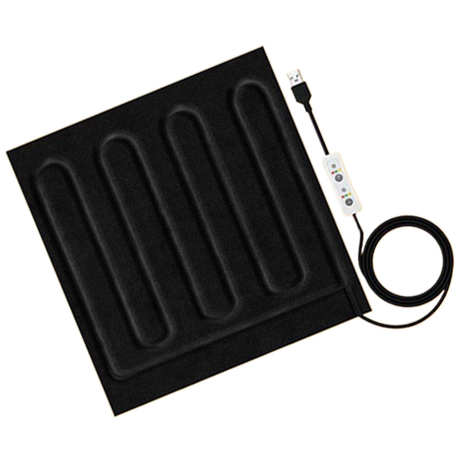Manta térmica USB para coche, manta eléctrica portátil
