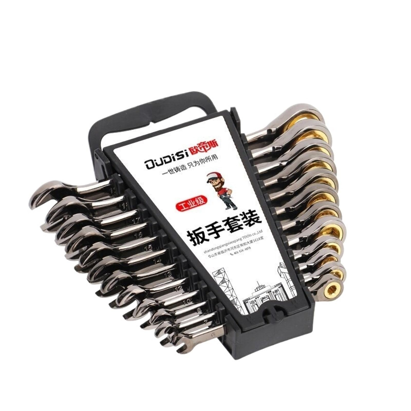 Yanyaxm 12Pcs-A 12Pcs/6Pcs Dual-Use Ratchet Head Quick Wrench Set Hardware Tools 72 Teeth Wholesale 180 Degree Rotation