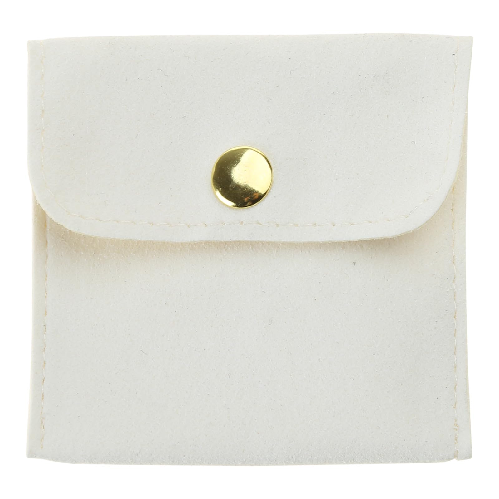 Haodream Compact Jewelry Pouch Portable Storage Case for Earrings/Necklaces/Rings/Bracelets/Brooches Snap Button Closure Bags Portable Storage Box