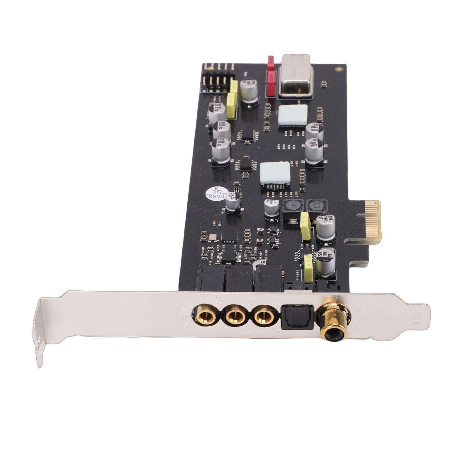XUMIUZIY SSS1700 PCIe-Soundkarte | Glasfaser-Koaxial-Digital-HiFi-interne Stereo-Audiokarte