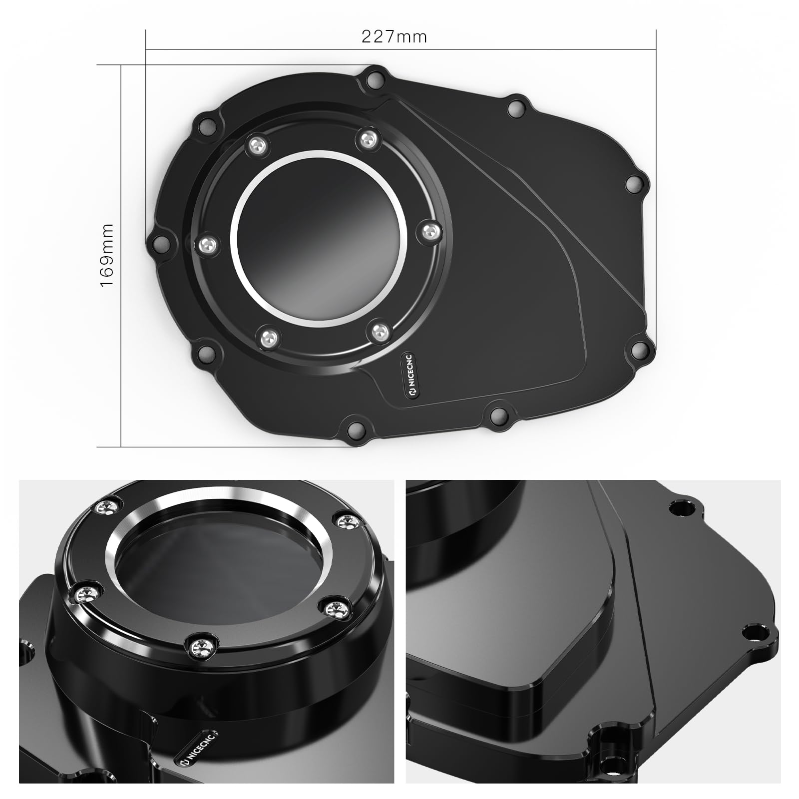 FXBRS M8 カムカバー Amazon.com: TOPRAMETAL For Harley Clarity Cam Cover Black