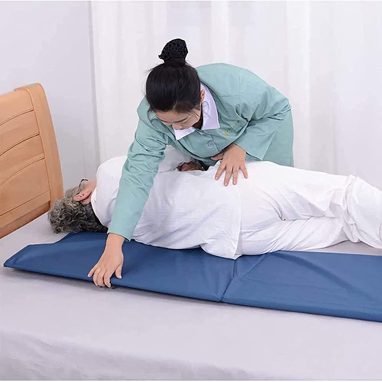 Transferbrett, Betttransfer und Gleitlaken, Sicherheits-Hebehilfen, faltbare Trage, für den Transfer des Patienten vom Bett zum Bett oder Operationstisch, Positionierung von Patienten im Krankenh