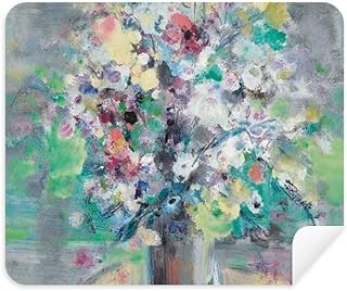 Spring Oil Painting Art Still Life Flower Cleaning Cloth Screen Cleaner 2pcs Suede Fabric