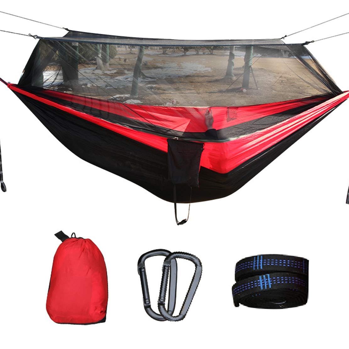 Hamac de jardin et camping respirant en nylon pour éviter le mal de dos