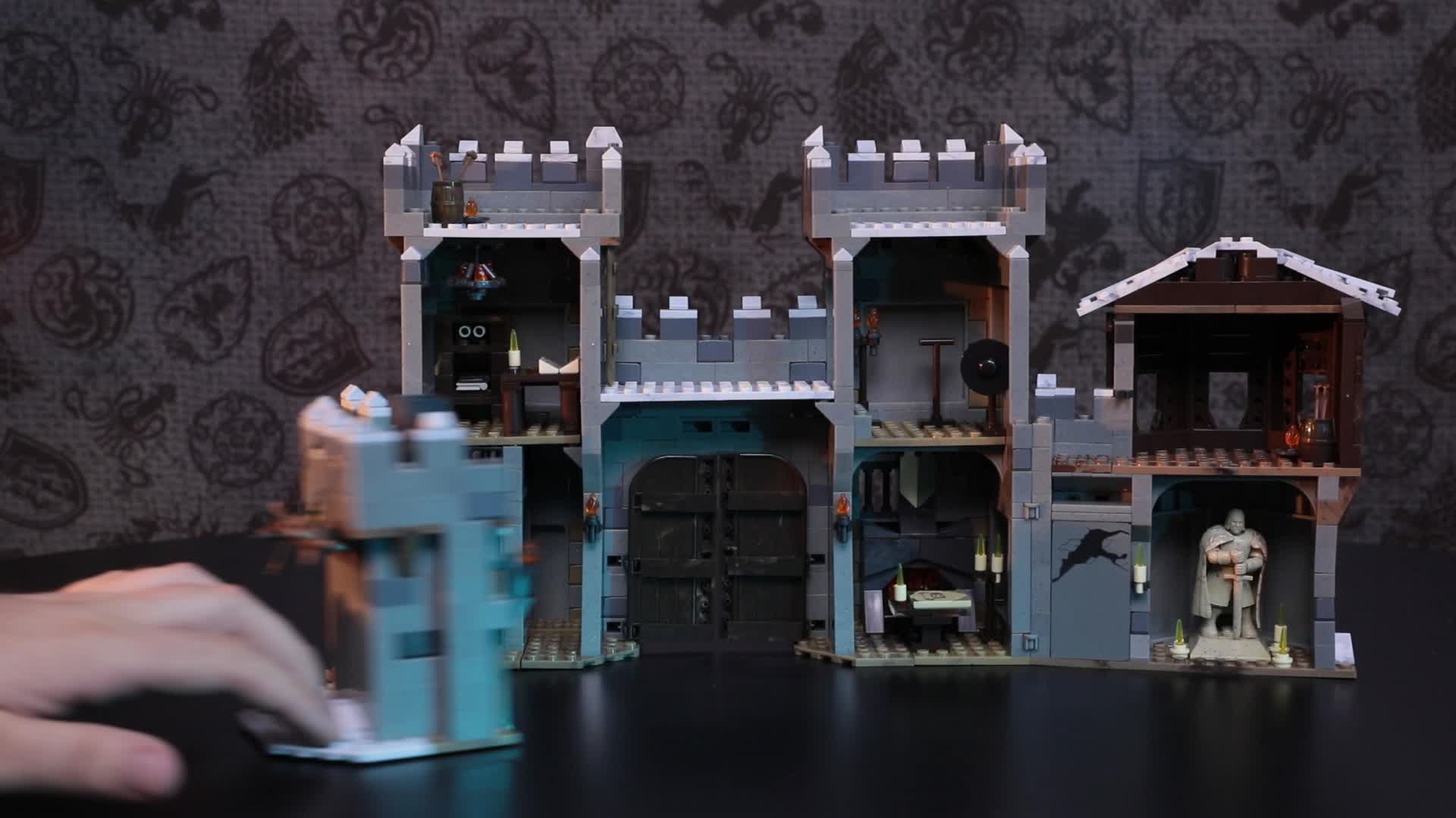 Mega Construx GMN75 - Probuilder Game of Thrones Die Schlacht um Winterfell, enthält 6 originalgetreue Mikro… – Bild 8