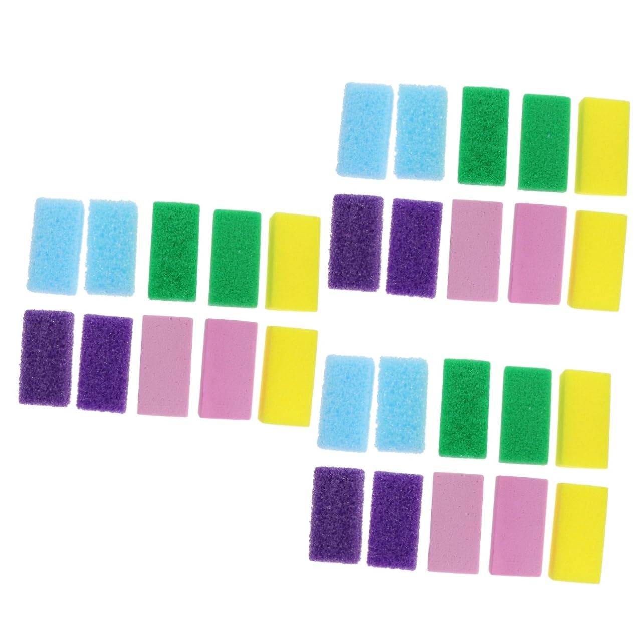 FRCOLOR 30pezzi Pietra Pomice Per Rimozione Della Morta Scrubber Doppia Faccia Per Piedi Esfoliante Ergonomico Leggero e Portatile Per Piedi Lisci e Confortevoli