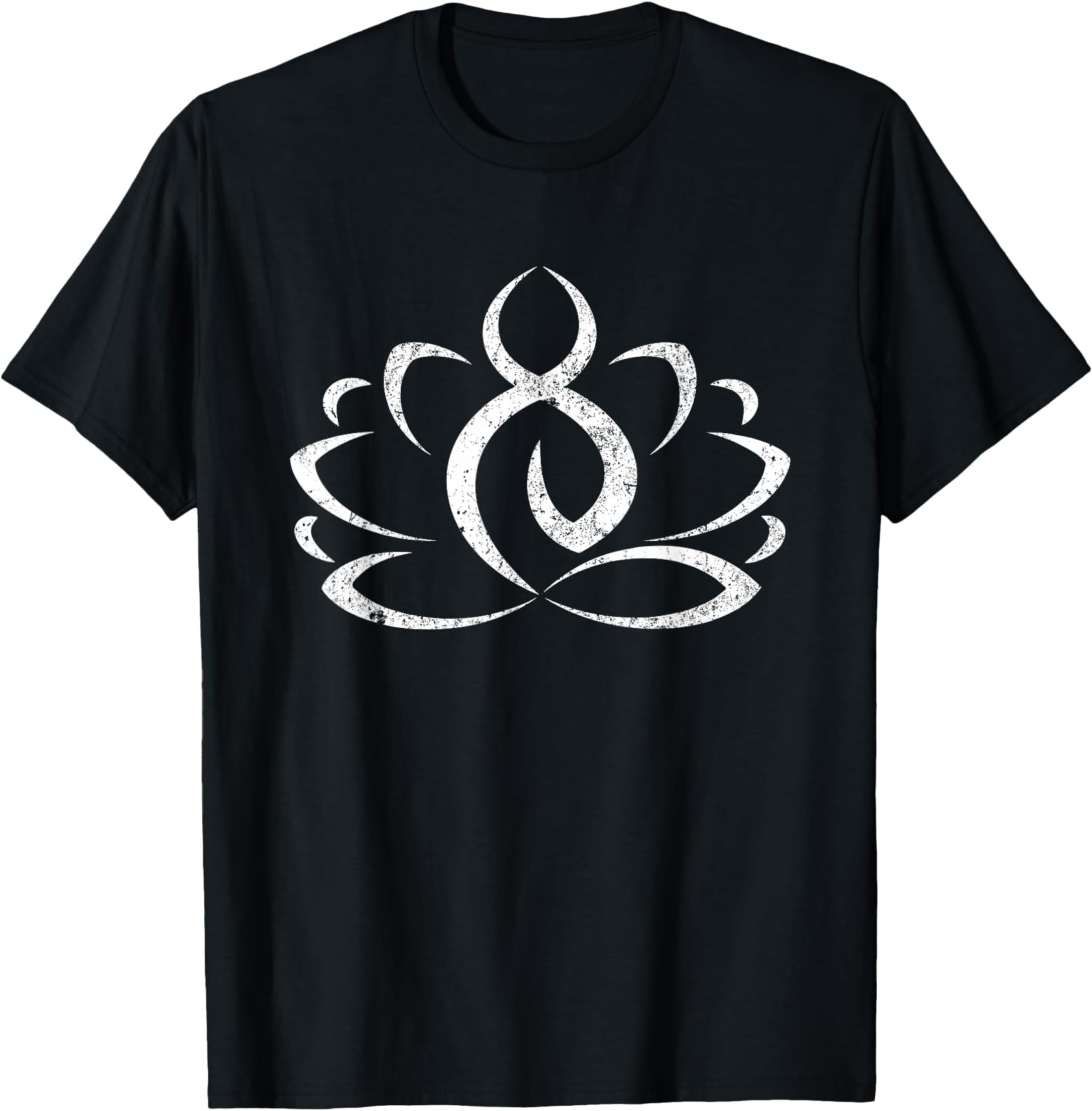 Lotus Flower Top Ornate Mandala Tee Spiritual T-Shirt T-Shirt