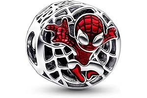 Spiderman Superhero Sterling Silver Charm