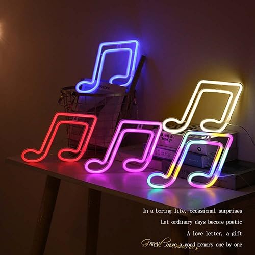 Miniatura 6 de GUOCHENG Letrero de neón colgante con forma de varilla, luz nocturna LED de neón con batería y alimentación por USB, lámparas creativas de