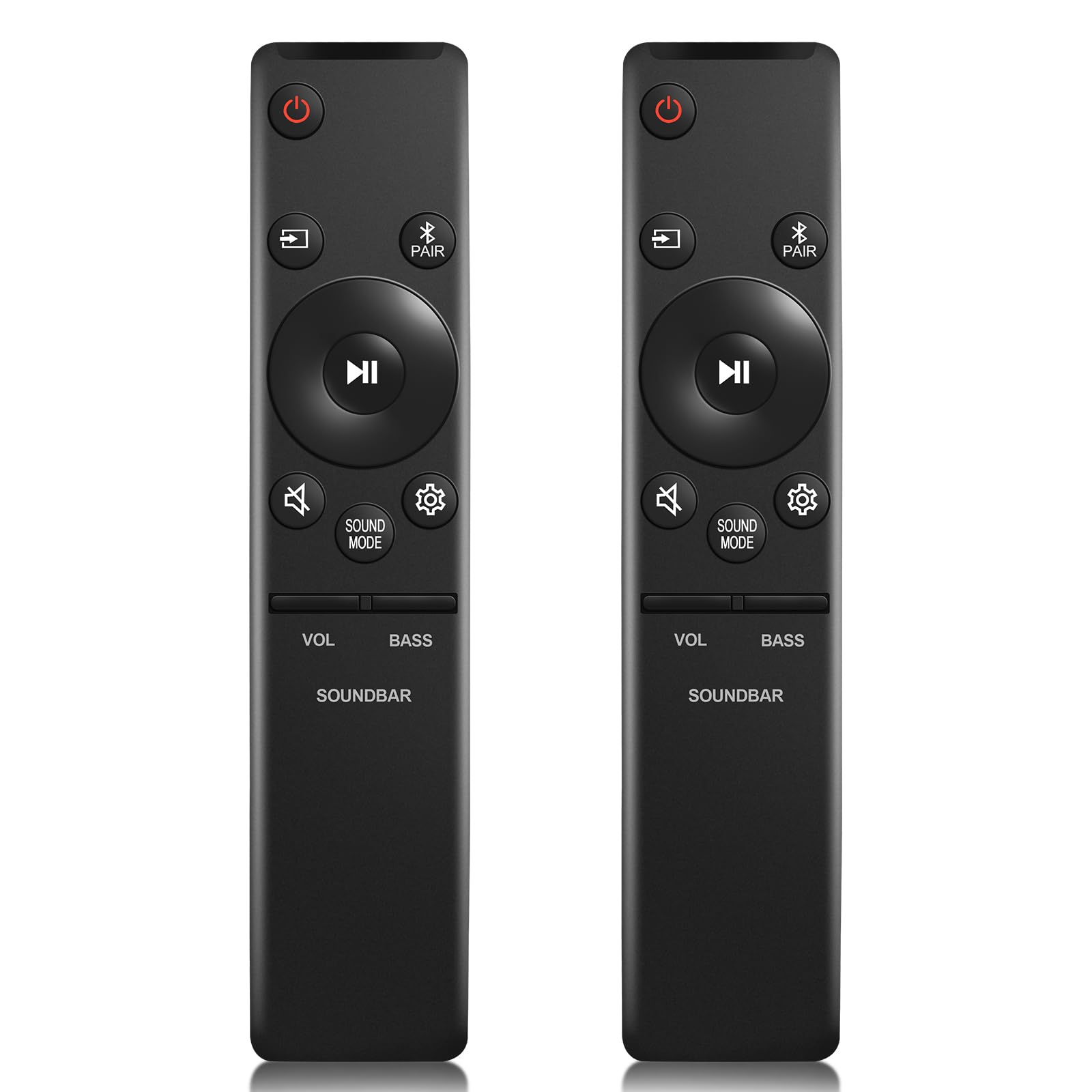 Photo 1 of (2 Pack) Soundbar Remote Control for Samsung, Replacement Remote (AH59-02767A) for Samsung Sound Bar Home Theater Surround Sound Speaker System