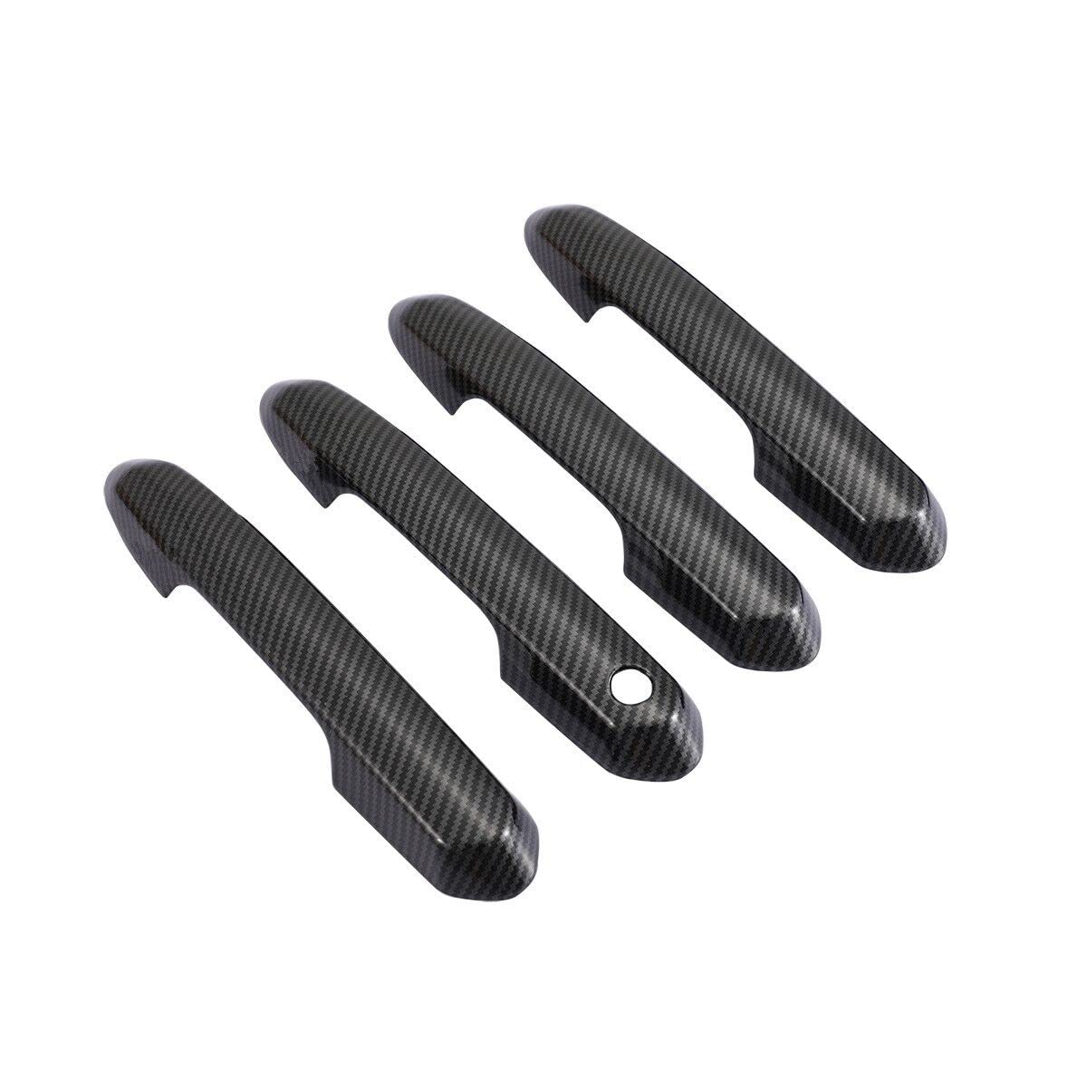 FANGZIQQ Car Door Handle Cap Cover for RAV4 RAV 4 XA50 2019-2021 Carbon Fiber Car Door Handle Bowl Cover Decor Sticker Styling Accessories(C)