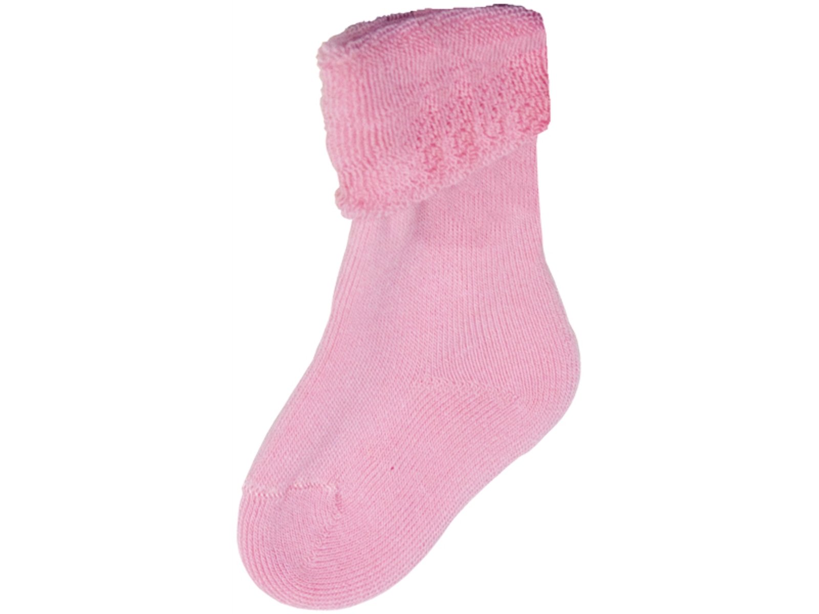 Grödo (Groedo) Organic Cotton Baby Infant Terry Socks (3-pack) Made in Germany (3-6 months, Pink/striped)