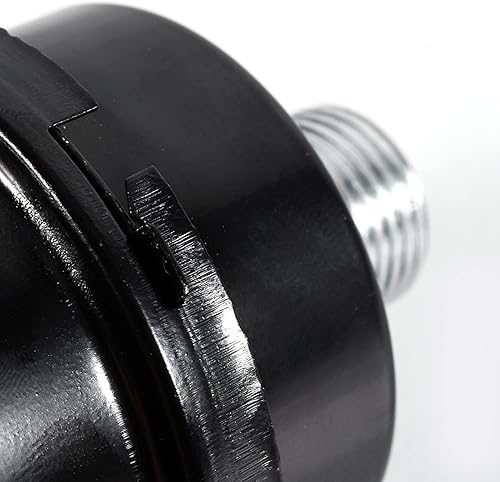 Miniatura 9 de Watris Veiyi Filtro de admisión del compresor de aire, piezas de filtros de compresor de aire de metal G1/2 de 0.787 in, silenciador de compresor de