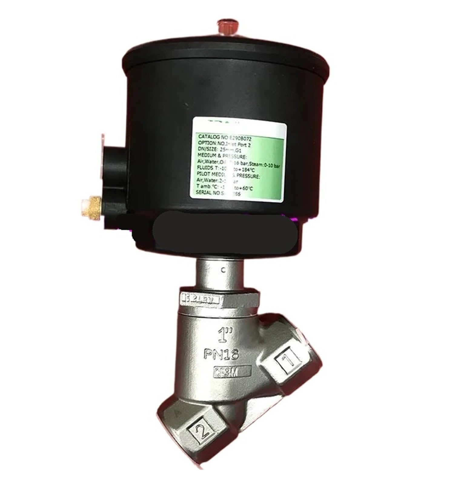 Zvqysgiw One Color E290b072 Angle Seat Valve Pneumatic Valve