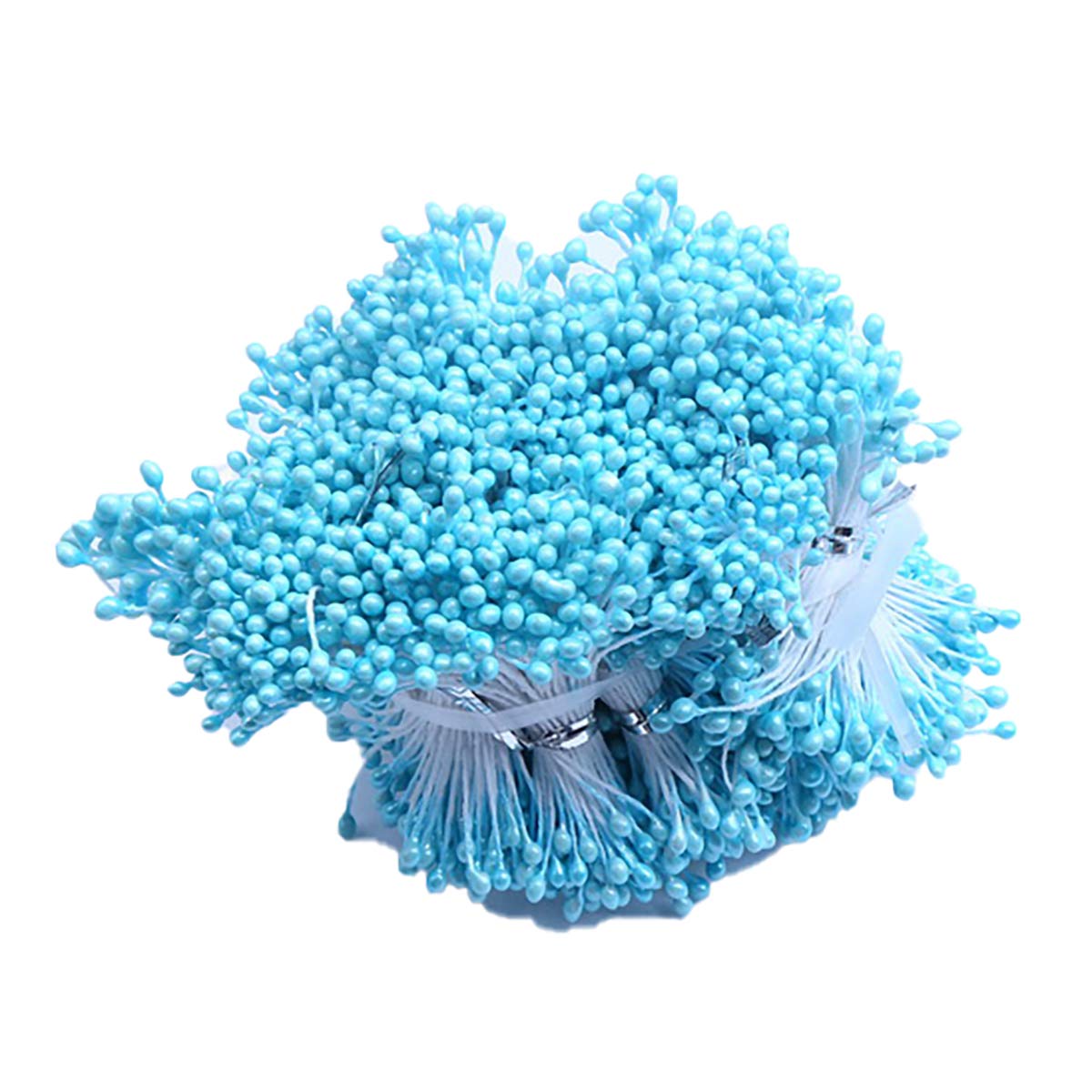 900Pcs Mini Flower Stamen Set - 3mm Pearl Double Heads, DIY Craft Wedding Decoration Supplies - View #6