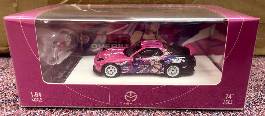Amazon.co.jp: TIME Micro 1 64 マツダ RX7 FD ロケットバニー 痛車  