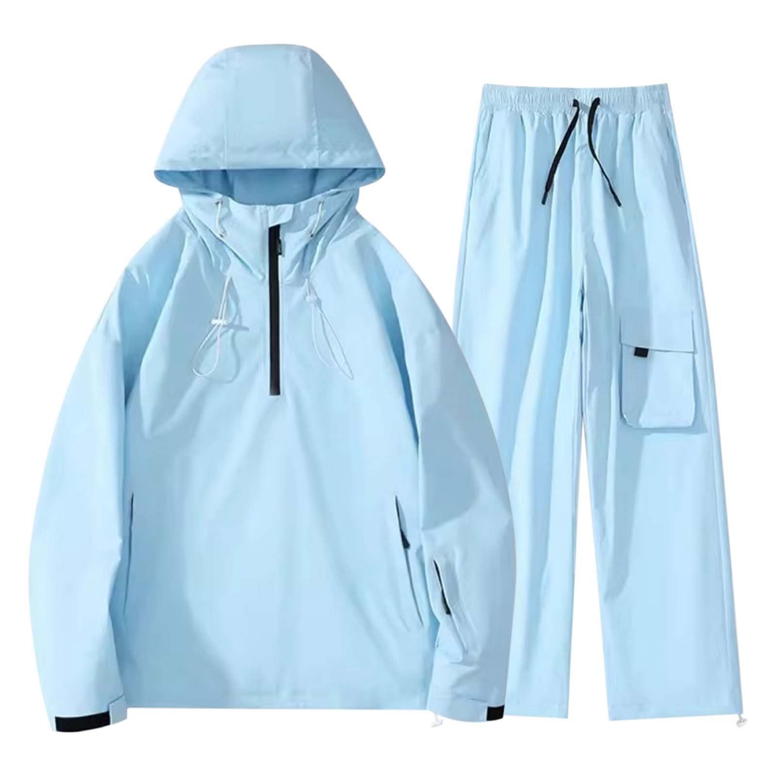 Tuta da sci da donna, pantaloni e top, set caldo invernale da neve, sport all'aria aperta